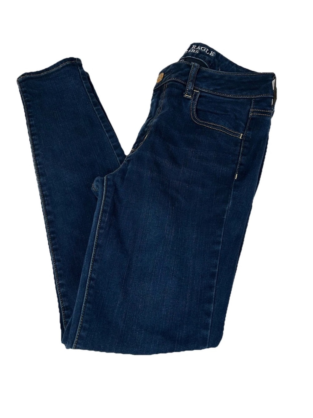 Y2K American Eagle Women’s Size 8 Jegging Jeans Dark Wash Super Stretch #0711